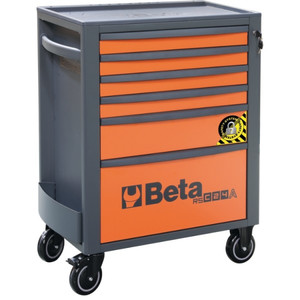 Beta Wózek narzędziowy RSC24A z 6 szufladkami pomarańczowy - 024004161