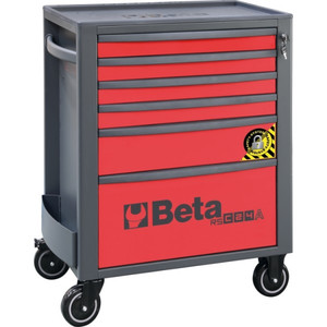 Beta Wózek narzędziowy RSC24A z 6 szufladkami czerwony - 024004163