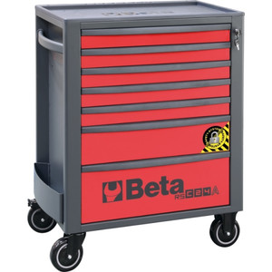 Beta Wózek narzędziowy RSC24A z 7 szufladkami czerwony - 024004173
