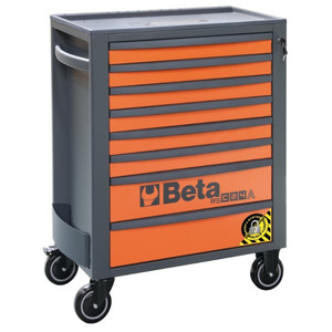 Beta Wózek narzędziowy RSC24A z 8 szufladkami pomarańczowy - 024004181