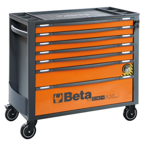 Beta Wózek narzędziowy RSC24AXL z 7 szufladkami pomarańczowy - 024004271
