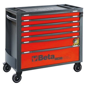 Beta Wózek narzędziowy RSC24AXL z 7 szufladkami czerwony - 024004273