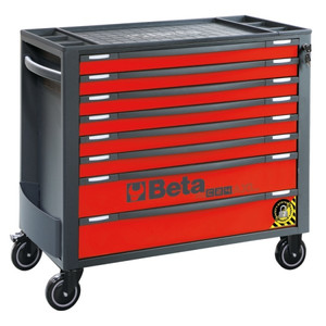 Beta Wózek narzędziowy RSC24AXL z 8 szufladkami czerwony - 024004283