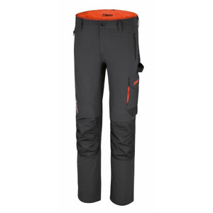 Beta Spodnie robocze stretchowe z kieszeniami szare 7660G Rozmiar XS - 076600000