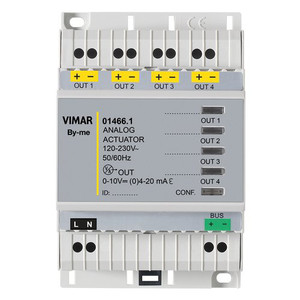 Vimar 4-kanałowy przekaźnik analogowy pod automatykę domowa - 01466.1