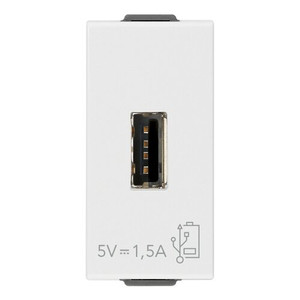 Vimar Zasilacz A-USB 5V 1,5A 1M - Biały - 09292