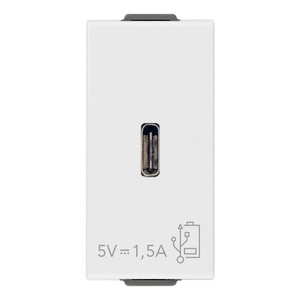 Vimar Zasilacz C-USB 5V 1,5A 1M - Biały - 09292.C