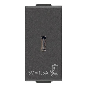 Vimar Zasilacz USB A 5V 1,5A 1M Matowy karbon - 09292.CM