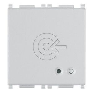 Vimar Podłączony zewnętrzny przełącznik NFC / RFID 2M - Srebrny - 14462.SL