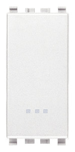 Vimar 1-drożny przełącznik 1P 10AX bezśrubowy - Biały - 20000.FX.B