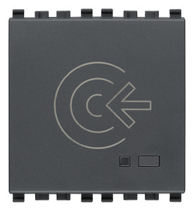 Vimar Podłączony zewnętrzny przełącznik NFC / RFID - Antracyt - 20462
