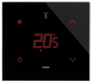 Vimar Domowy termostat FAN 2M - Antracyt diament - 21514.F.76