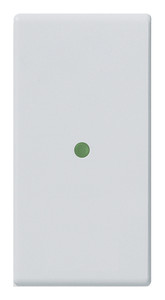 Vimar Plana Klawisz przyciskowy bez symbolu 1M - Srebrny - R14531.SL
