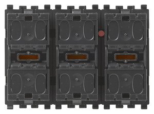 Vimar Eikon Mechanizm 3-krotny przyciskowy z siłownikiem - R20545