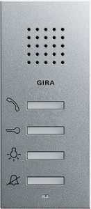 Gira Unifon AP System 55 kolor aluminium 125026