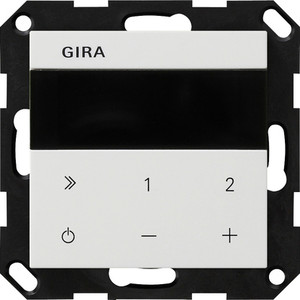 Gira Radio podtynkowe IP WiFi Bluetooth bez głośnika System 55 biały 232003