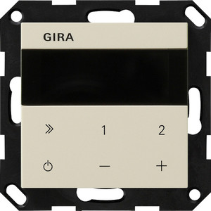 Gira Radio podtynkowe IP WiFi Bluetooth bez głośnika System 55 kremowy 232001