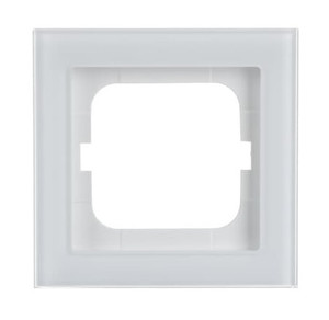 ABB Ramka 1-krotna - Axcent - Białe szkło - 1721-280