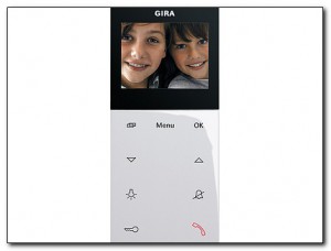 Gira Unifon wideo AP System 55 biały 127903
