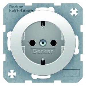 Berker - Hager Gniazdo SCHUKO R.1/R.3 biały, połysk 47232089