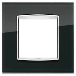 Vimar Ramka ozdobna Glass Classic (szkło kryształowe) 2M - Czarny lodowy - 20642.C71