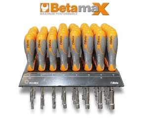Beta Zestaw kluczy nasadowych długich 944BX na półce 5-13mm 43szt. 009440701