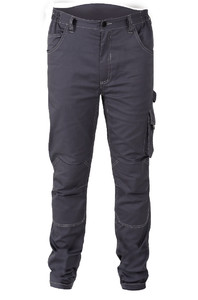 Beta Spodnie robocze ze streczem szare, dopasowane (Seria 7816ST) Rozmiar S 078160201