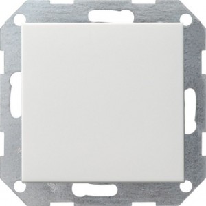 Gira Łącznik przyciskowy przełączalny Gira E22 biały 0121201