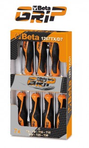 Beta Zestaw wkrętaków TORX® BetaGRIP T6-T30 7szt. 012670307