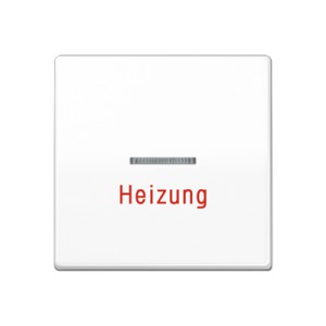 Jung Klawisz pojedynczy z opisem "Heizung Notschalter" AS591HBFWW
