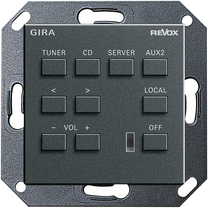 Gira Urządzenie obsługowe Revox M 218 System 55 antracytowy 053828