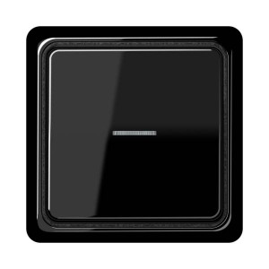 Jung Przycisk CD Plus Podświetlony – Czarny – Ramka wewnętrzna – Granit