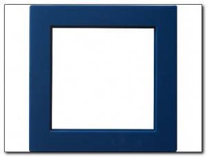 Gira Ramka pośrednia 50x50 kwadratowa S-Color niebieski 028246