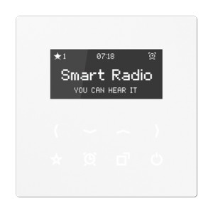 Jung Moduł Smart Radio z wyświetlaczem - Biały - RADLS908WW