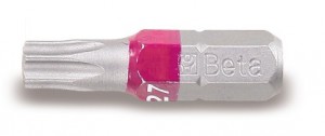 Beta Końcówka wkrętakowa 1/4'' TORX® Tamper Resistant z kolorowym oznaczeniem T10 008600555