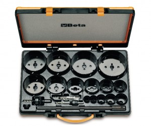 Beta Zestaw 15-stu pił otworowych do użytku w przemyśle z akcesoriami 19-114mm 21szt. 004500315