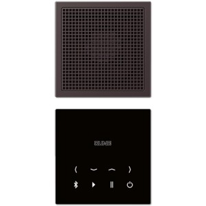Jung Zestaw Mono: Moduł Bluetooth (Czarny) + Głośnik (Ciemne aluminium) - BTCAL2918D