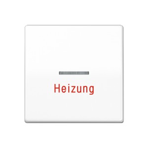 Jung Klawisz pojedynczy z opisem "Heizung Notschalter" AS591HWW