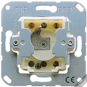 Jung Mechanizm przełącznika kluczowego – żaluzjowy dzwonkowy - 10 AX / 250 V - CD134.18WU