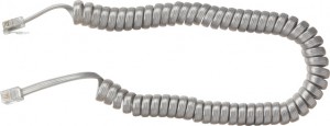 Gira Kabel spiralny słuchawkowy do unifonu System 55 (Aluminium) 141726