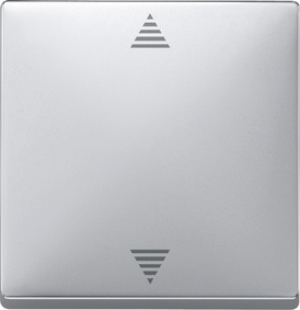 Merten Connect Przycisk żaluzjowy aluminium. SYSTEM DESIGN, MTN504560