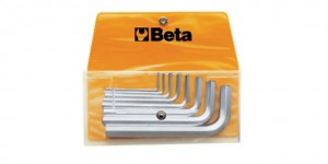 Beta Zestaw kluczy trzpieniowych kątowych w pokrowcu 2-10mm 8szt. 000960386