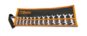 Beta Zestaw kluczy płaskich ''MINI'' w pokrowcu 4-14mm 13szt. 000730200
