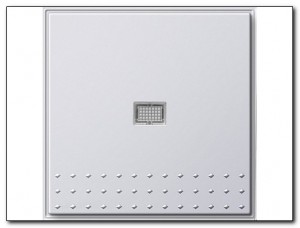 Gira Przycisk kołyskowy przełącz. kontrolny Gira TX_44 (IP 44) biały 012066