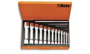 Beta Zestaw kluczy rurowych dwustronnych, wzmocnionych, w pudełku 6-32mm 13szt. 009300098