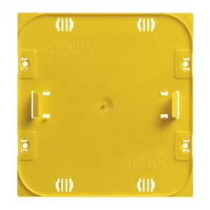 Vimar Pokrywa do puszki montażowej podtynkowej 8M do ścian murowanych - Żółta - V71328
