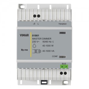 Vimar Ściemniacz MASTER 230V 40-1000W/VA MOSFET+TRIAC 4M - 01861