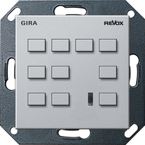 Gira Revox jednostka obsługowa Voxnet 218 do opisu System 55 (Aluminium lakierierowane) 223826