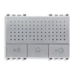 Vimar Domofon Sound System z przyciskami funkcyjnymi 3M - Srebrny - 20555.N
