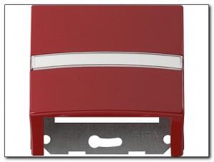 Gira Osłona uniwersalna z płytką mocującą S-Color czerwony 087043